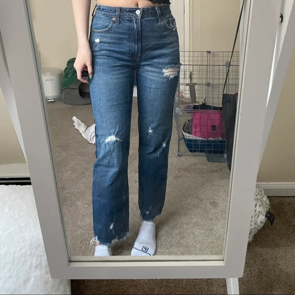 Abercrombie boyfriend jeans!